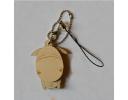 Wood laser carving key chain with cute donkey shape - ZWO18024